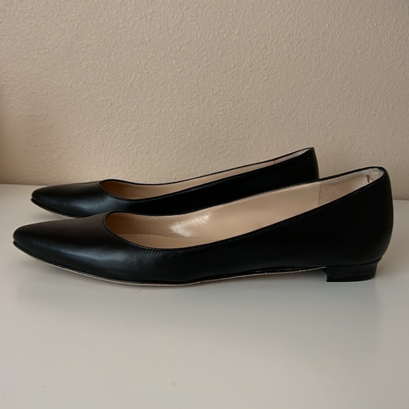 Manolo Blahnik Black Lanza BB Ballerina Flat 36.5 - Picture 4 of 9